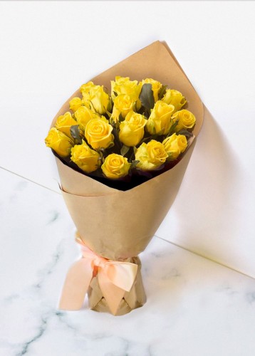Flores amarillas | 24 rosas