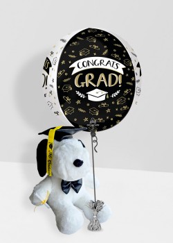 Peluche Graduado + Esfera 18" Graduación