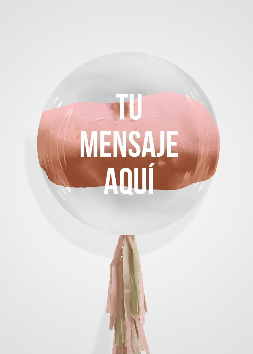 Globo burbuja 24'' Nude