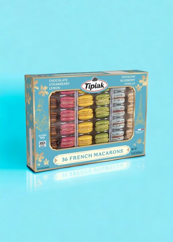 French Macarons 36pzs