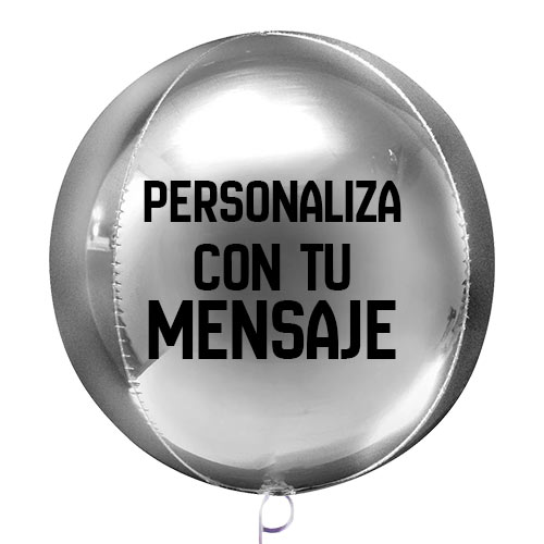 Globo Mensaje Personalizado (Escribe tu mensaje al llenar el pedido)